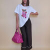 T-shirt 24 Bumble Bee - cotton UN - Pink Teddy