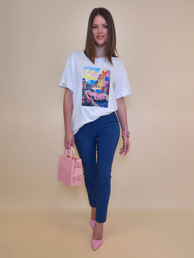 T-shirt 24 Bumble Bee - cotton UN - Pink VW