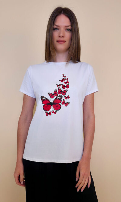 T-shirt 24 Bumble Bee - cotton UN - Roses Tree