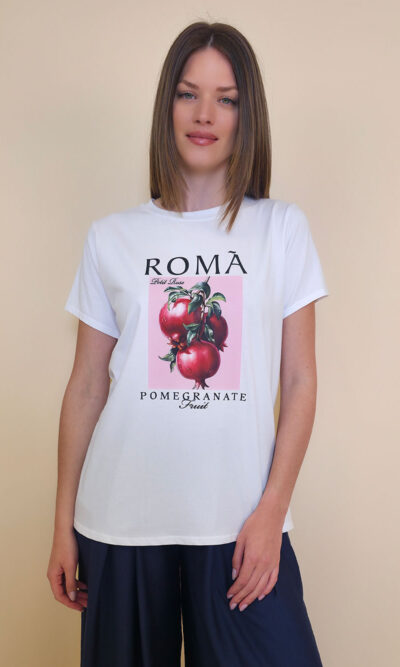 T-shirt 24 Bumble Bee - cotton UN - Roma Pomegranate