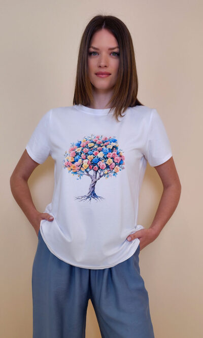 T-shirt 24 Bumble Bee - cotton UN - Roses Tree