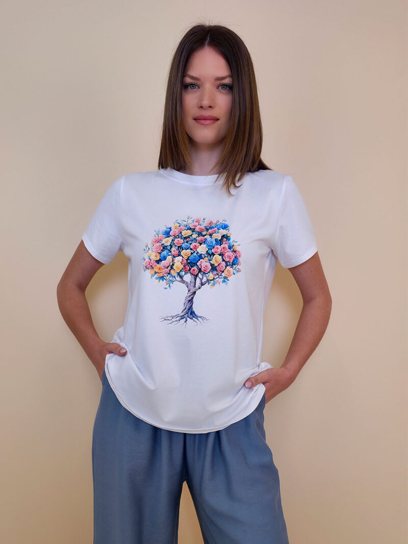 T-shirt 24 Bumble Bee - cotton UN - Roses Tree