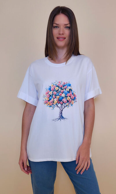 T-shirt 24 Bumble Bee - cotton UN - Roses Tree