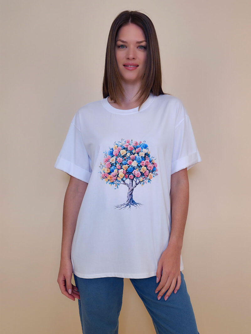 T-shirt 24 Bumble Bee - cotton UN - Roses Tree