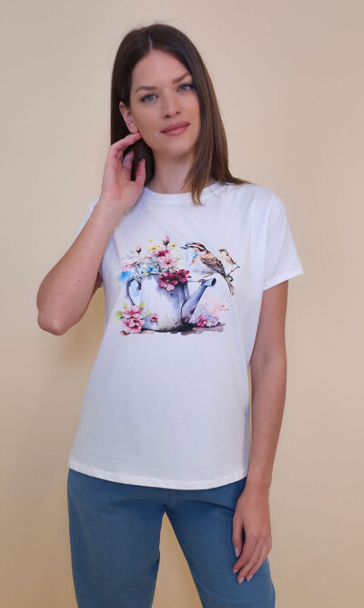 T-shirt 24 Bumble Bee - cotton UN - Tea Pot