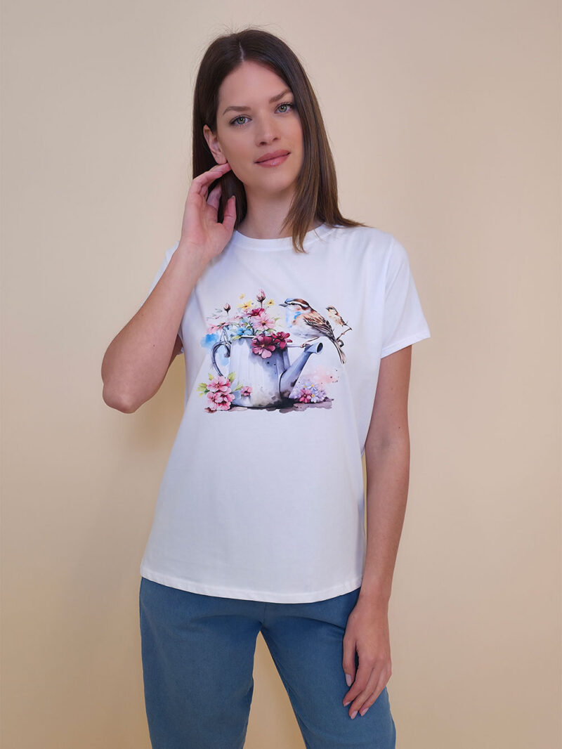 T-shirt 24 Bumble Bee - cotton UN - Tea Pot
