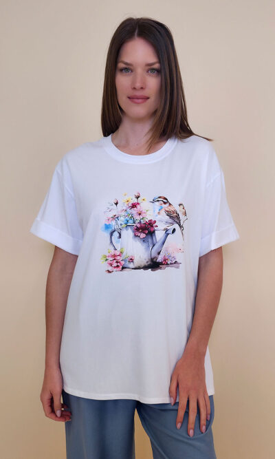 T-shirt 24 Bumble Bee - cotton UN - Tea Pot
