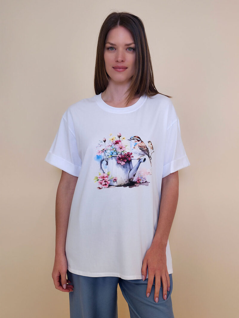 T-shirt 24 Bumble Bee - cotton UN - Tea Pot