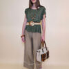 Majica+ogrlica 28 Toccoa - viscose UN - military