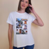 T-shirt 24 Bumble Bee - cotton UN - White Town