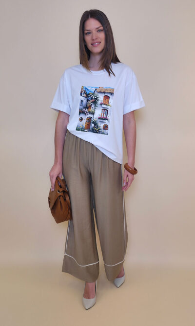 T-shirt 24 Bumble Bee - cotton UN - White Town