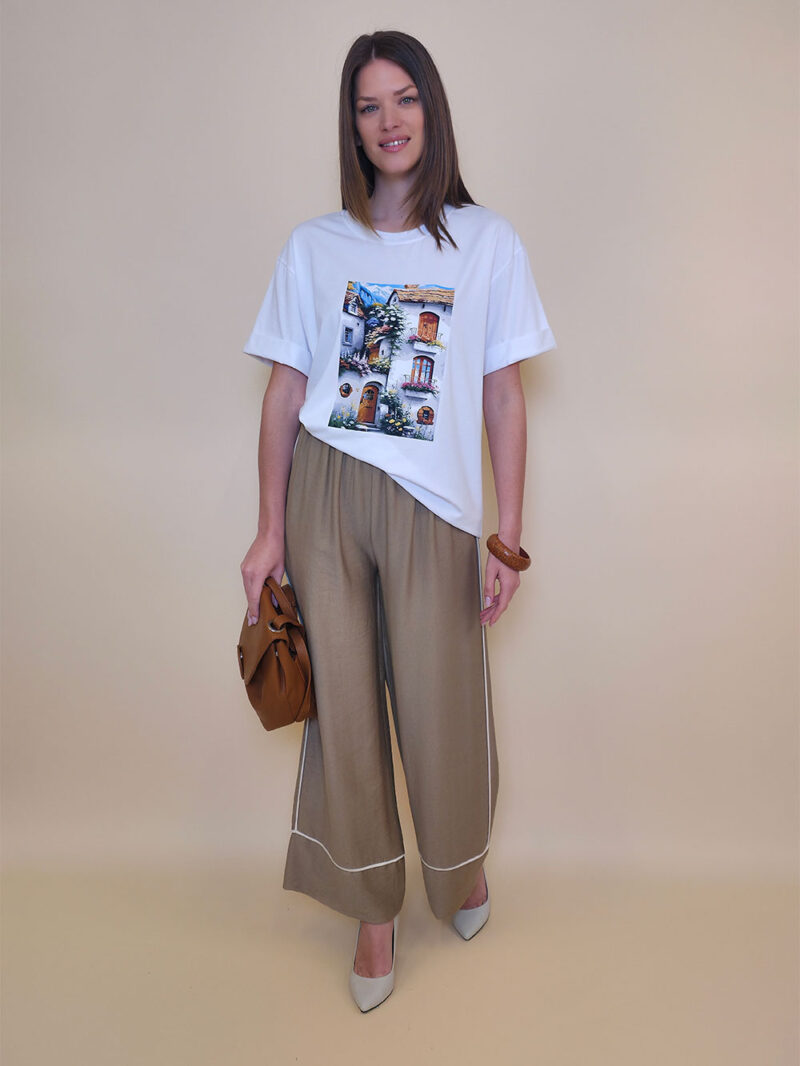 T-shirt 24 Bumble Bee - cotton UN - White Town