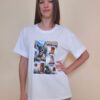 T-shirt 24 Bumble Bee - cotton UN - White Town