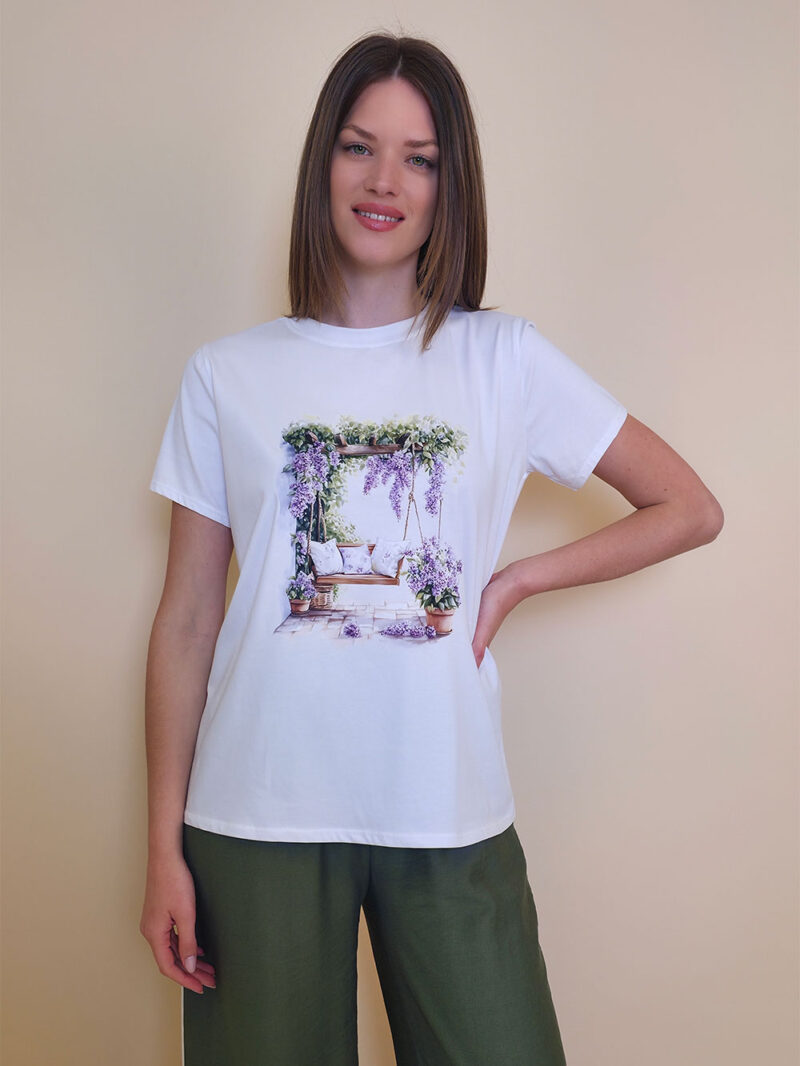 T-shirt 24 Bumble Bee - cotton UN - Wisteria Terrace