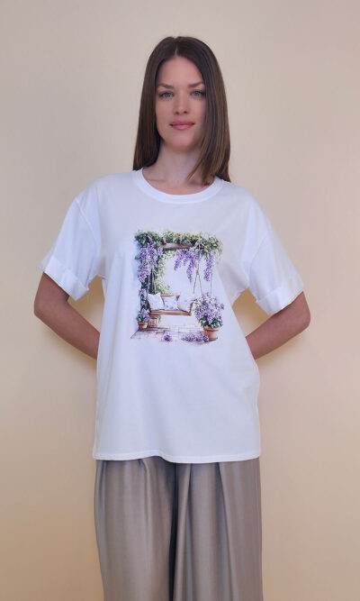 T-shirt 24 Bumble Bee - cotton UN - Wisteria Terrace