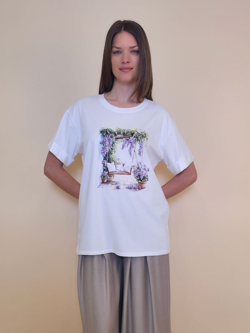 T-shirt 24 Bumble Bee - cotton UN - Wisteria Terrace
