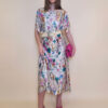 Kaftan 40 El Dorado - silk/viscose Multiflowers - beige