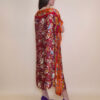 Kaftan 40 El Dorado - silk/viscose Garden Kitty - orange/red