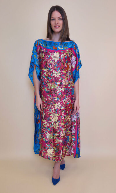Kaftan 40 El Dorado - blue/fuxia