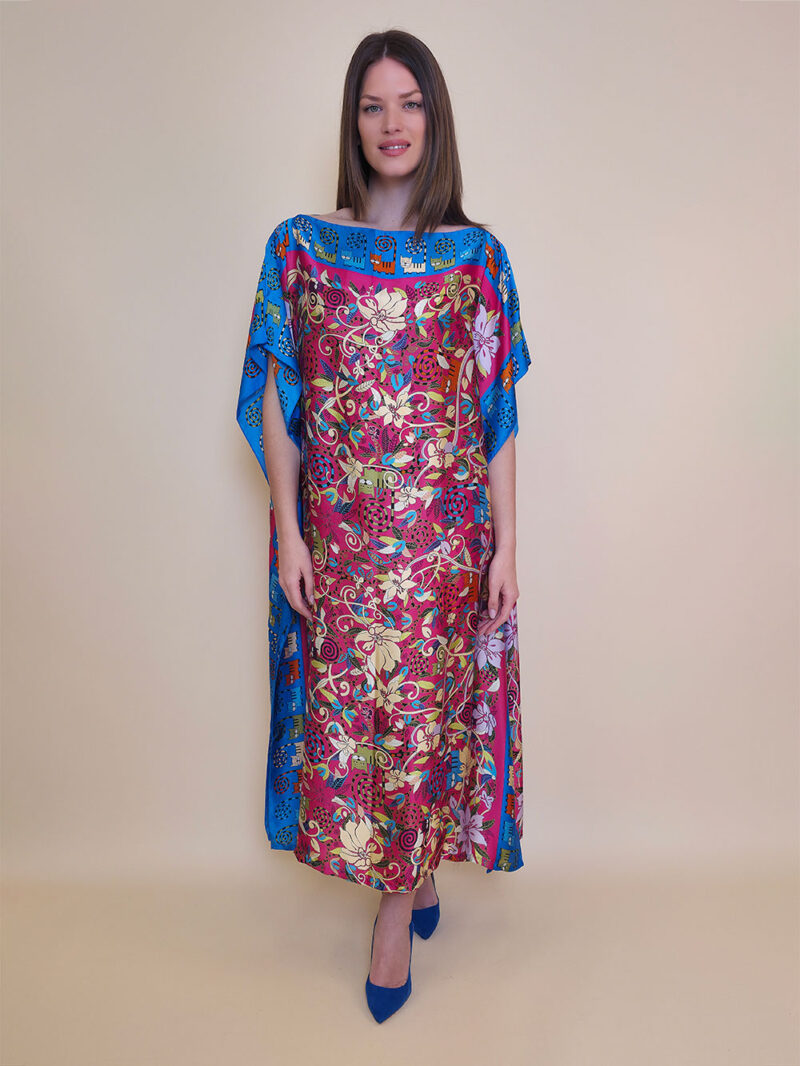 Kaftan 40 El Dorado - blue/fuxia