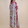 Kaftan 40 El Dorado - silk/viscose Multiflowers - fuxia