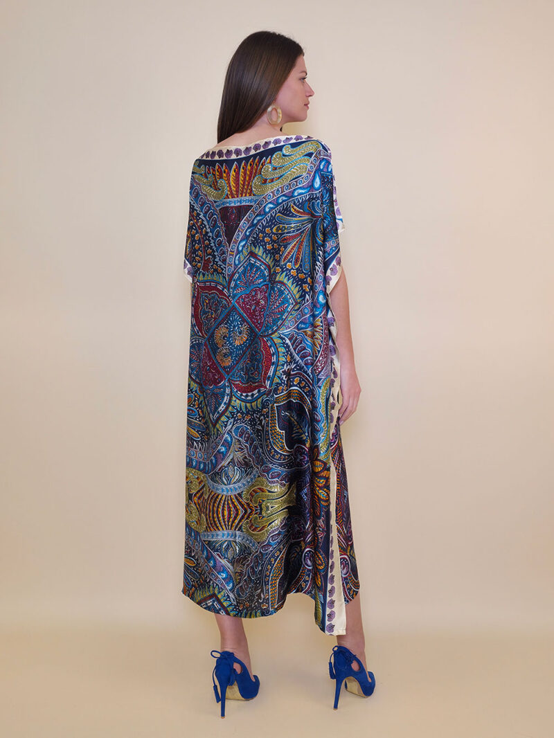 Kaftan 40 El Dorado - silk/viscose Samarkand - navy