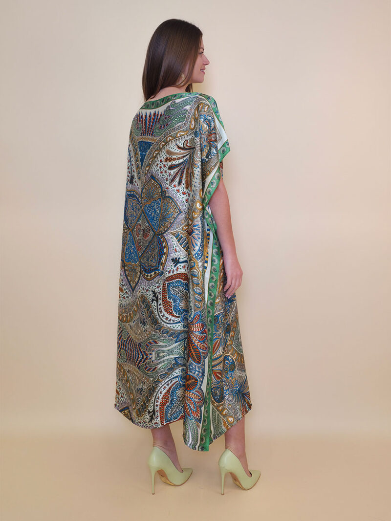 Kaftan 40 El Dorado - silk/viscose Samarkand - green