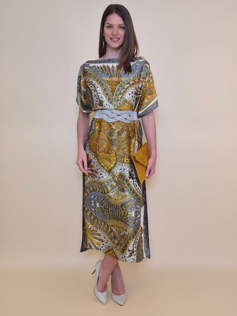 Kaftan 40 El Dorado - silk/viscose Samarkand - yellow