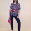 Tunika 32 Los Alamos - kaftan silk/viscose Samarkand - fuxia