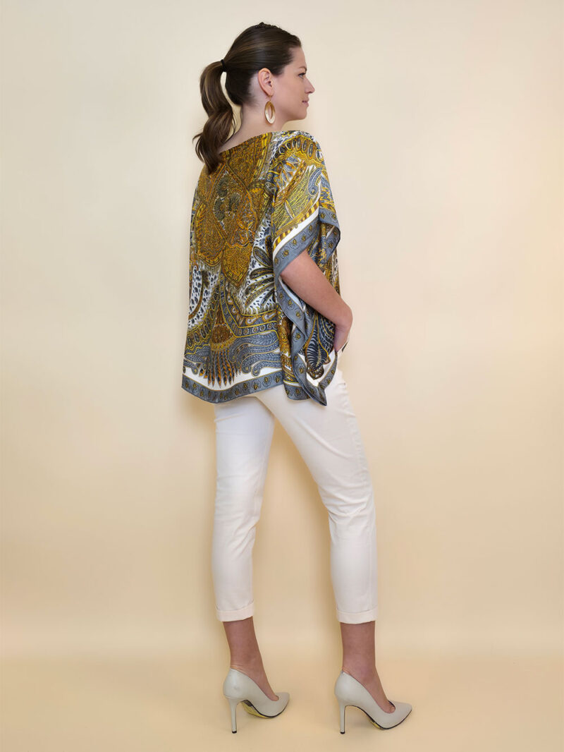 Tunika 32 Los Alamos - kaftan silk/viscose Samarkand - yellow