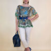 Tunika 32 Los Alamos - kaftan silk/viscose Samarkand - green