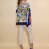 Tunika 32 Los Alamos - kaftan silk/viscose Garden Kitty - purple/beige