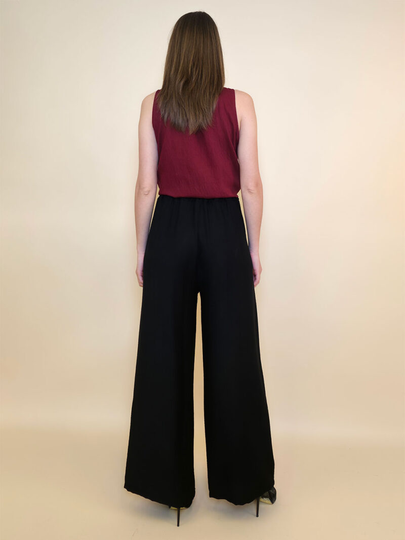 Hlače 32 Kaplan - viscose UN - black