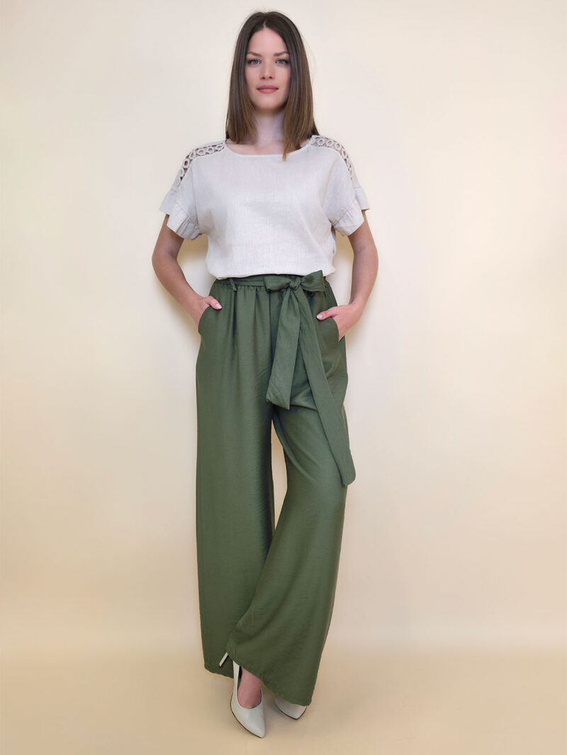 Hlače 32 Kaplan - viscose UN - military
