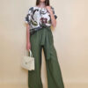 Tunika 32 Leslie - saten print - military