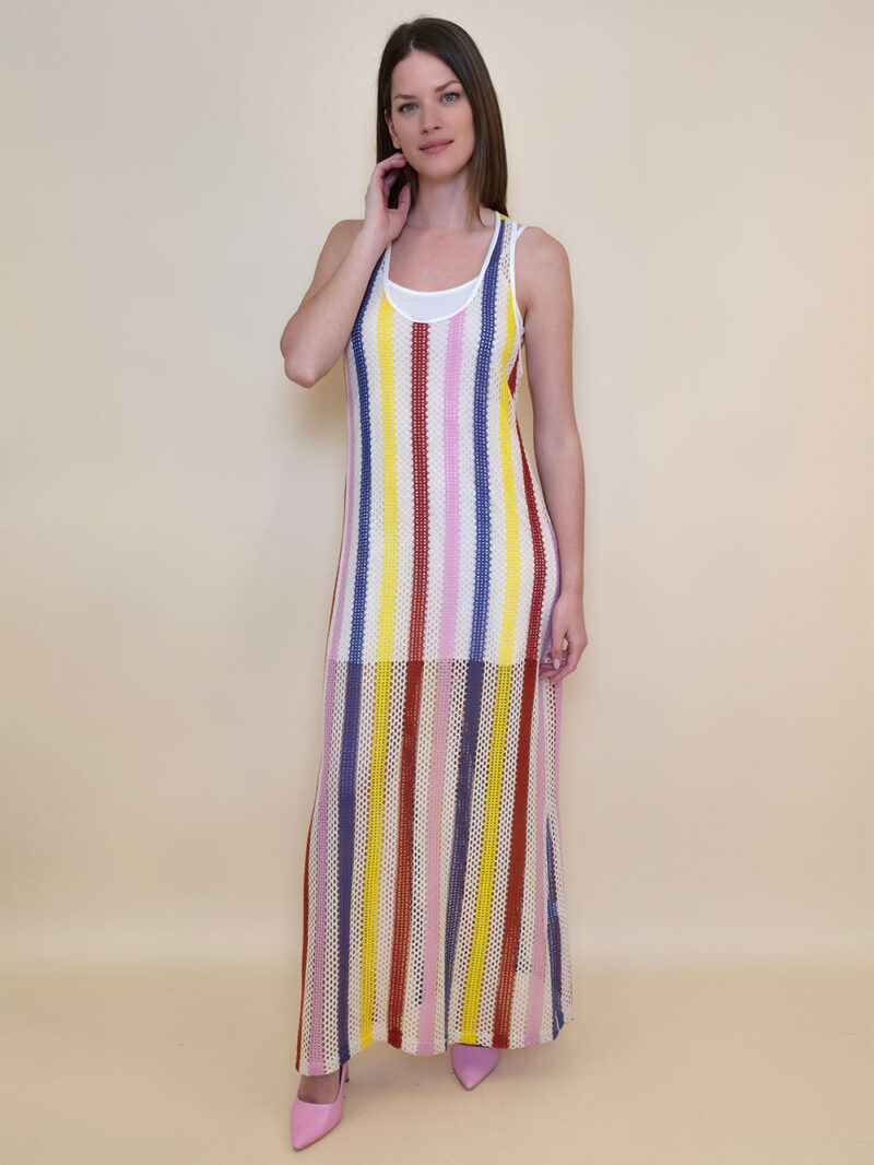 Haljina 30 Mansura - plt+cotton multicolor
