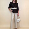 Tunika 40 Avera - cotton lace richelieu - brown
