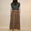 Suknja+remen 54 Smyrna - cotton lace richelieu - camel