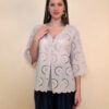 Tunika 42 Camilla - cotton lace richelieu - beige