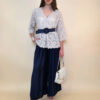 Tunika 42 Camilla - cotton lace richelieu - beige