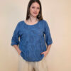 Tunika 40 Avera - cotton lace richelieu - jeans