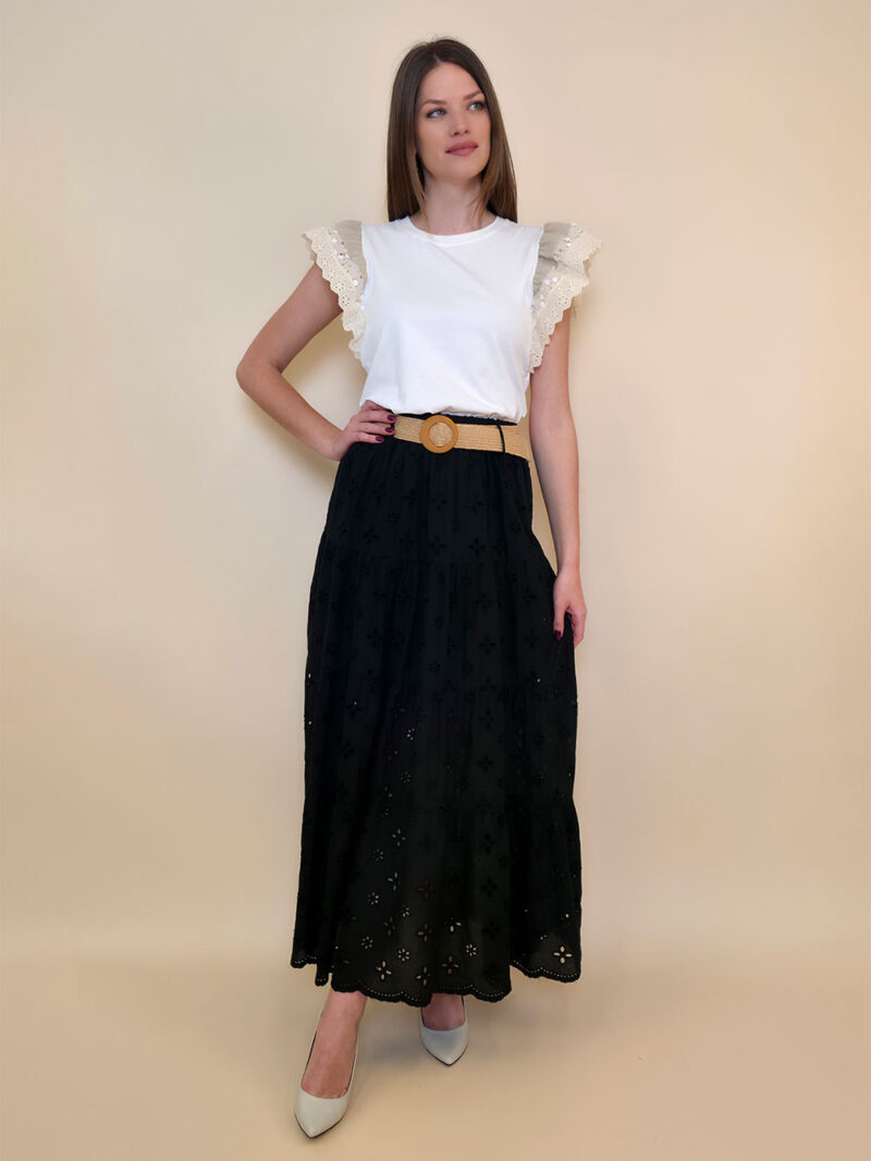 Suknja+remen 54 Smyrna - black - Slika 3