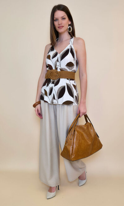 Tunika 39 Socorro - viscose leaves - brown