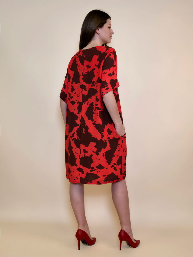 Haljina 36 Harlem - india red - Slika 2