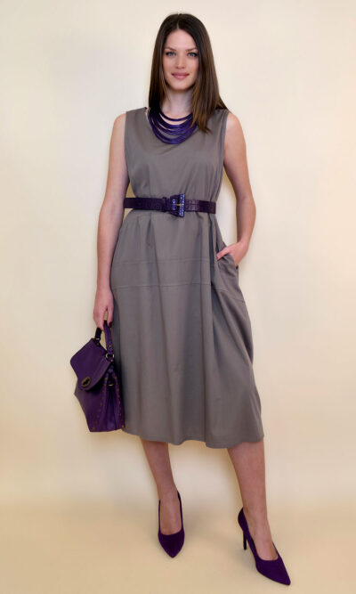 Haljina 40 Rebecca - cotton UN - brown