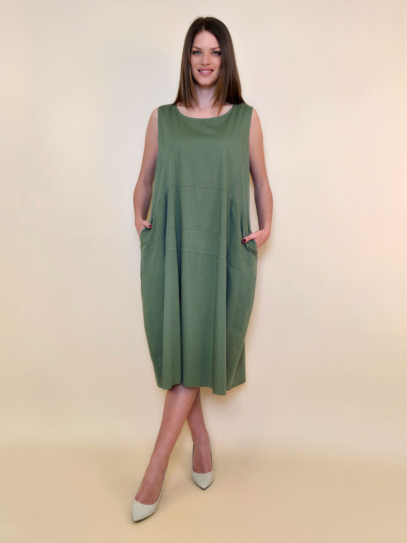 Haljina 40 Rebecca - cotton UN - military