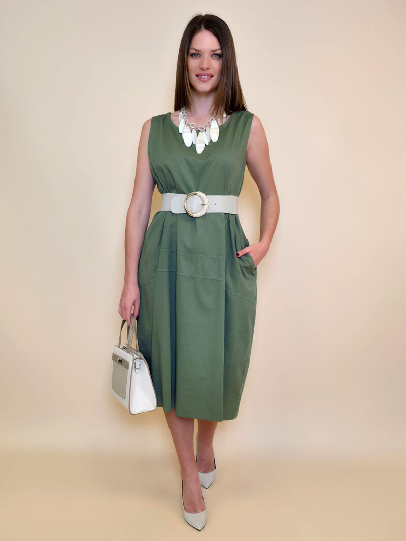 Haljina 40 Rebecca - cotton UN - military