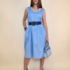 Haljina 40 Rebecca - cotton UN - sky blue