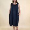 Haljina 40 Rebecca - cotton UN - navy