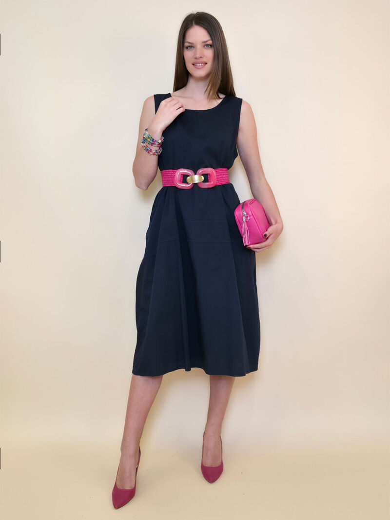 Haljina 40 Rebecca - cotton UN - navy